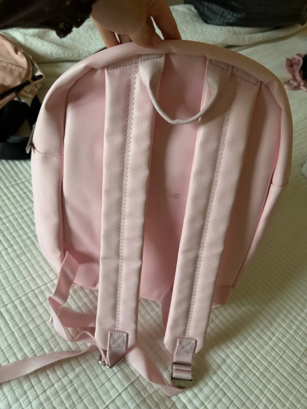 adidas Pink Cosmetic Pouch with Black Interior - Picture 4 of 4